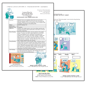 A lesson plan and student activity sheet related to Jack and the Box