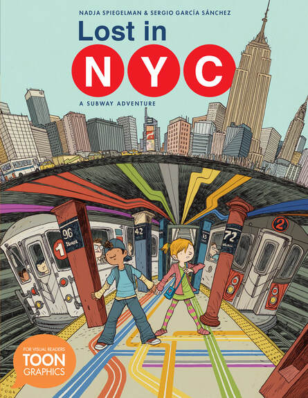 The cover of the paperback English version of Lost in NYC