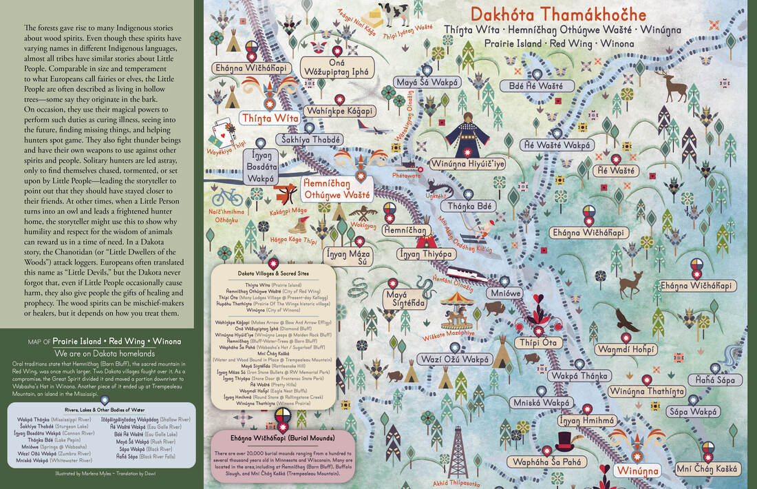 Dakota Land Map  The Art of Marlena Myles